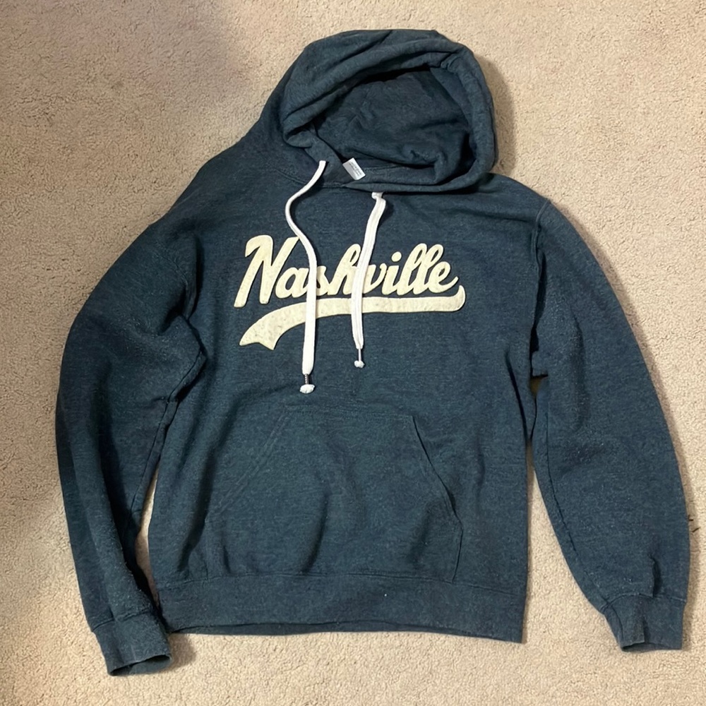 Grayish blue nashville hoodie